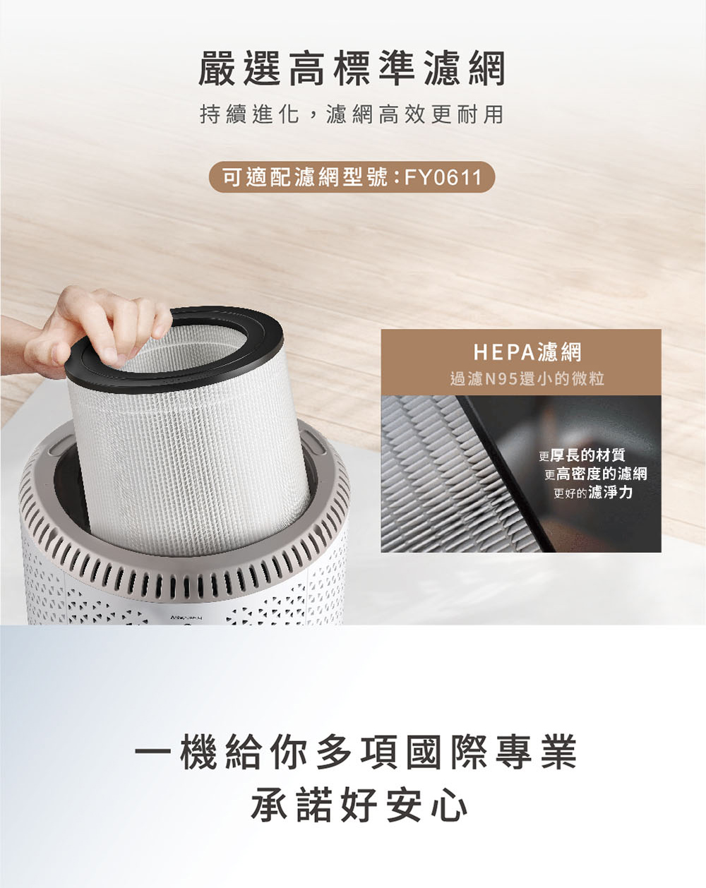 可適配濾網型號FY0611