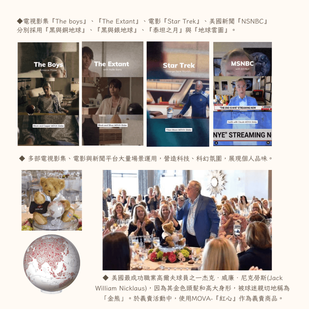 多部電視影集、電影與新聞平台大量場景運用,營造科技、科幻氛圍,展現個人品味。