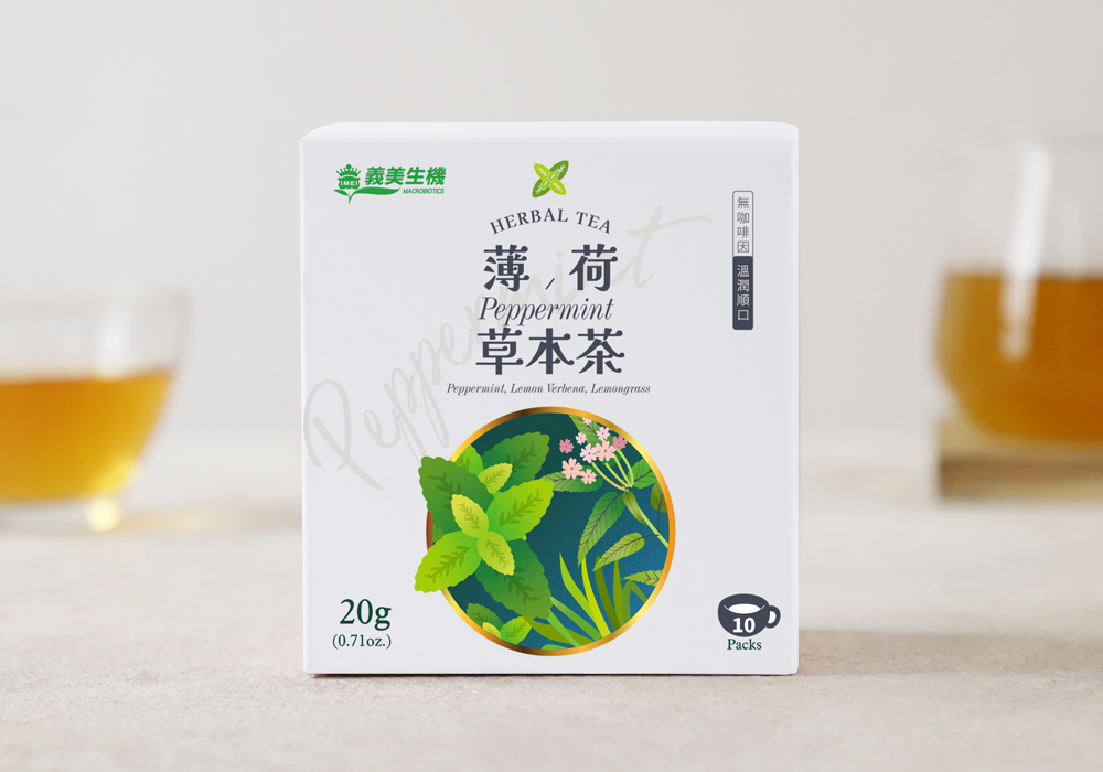 器 義美生機 薄荷 草本茶 無咖啡因 溫潤順口 