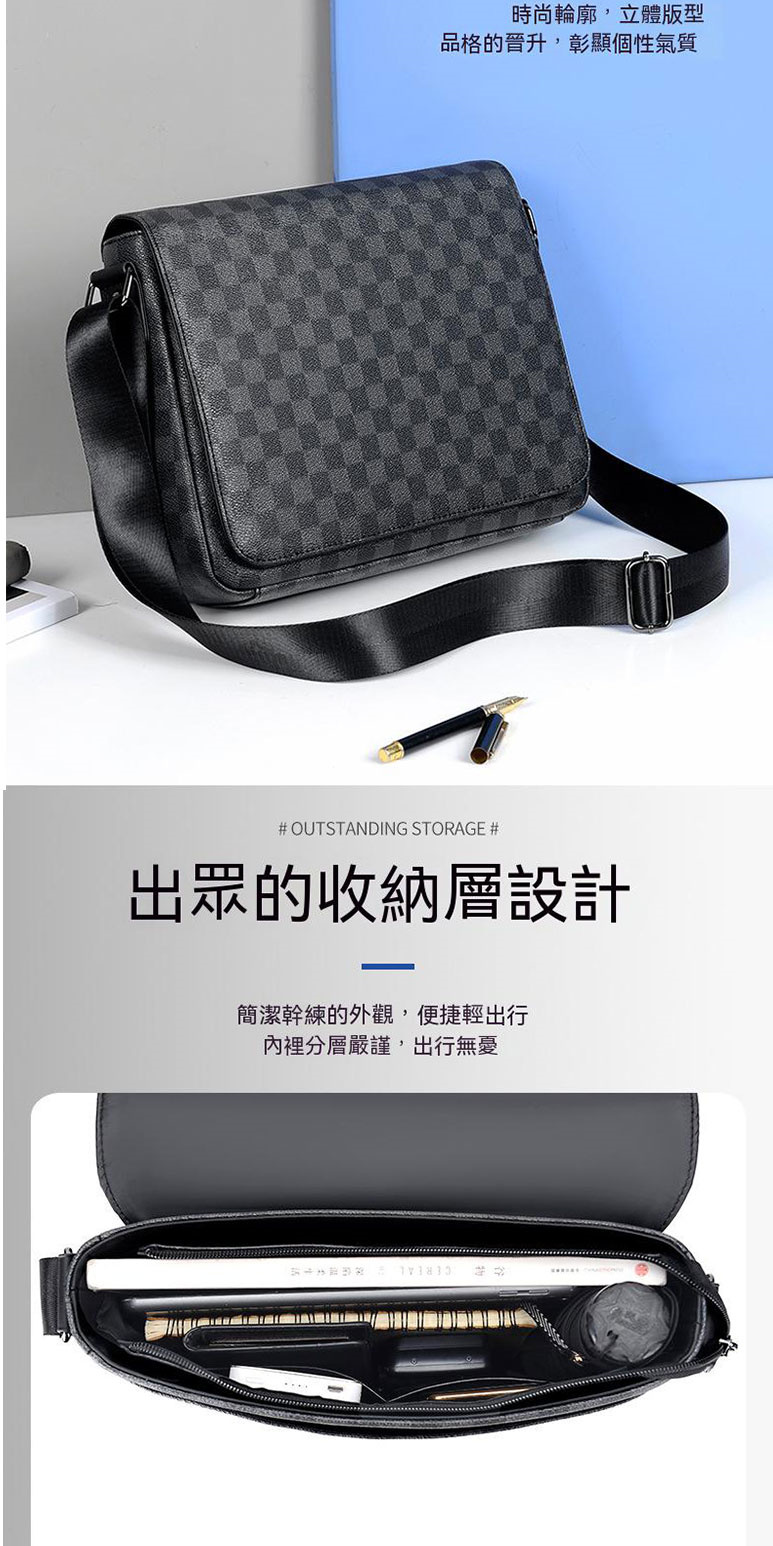 時尚輪廓,立體版型 品格的晉升,彰顯個性氣質 出眾的收納層設計 簡潔幹練的外觀,便捷輕出行 內裡分層嚴謹,出行無憂 