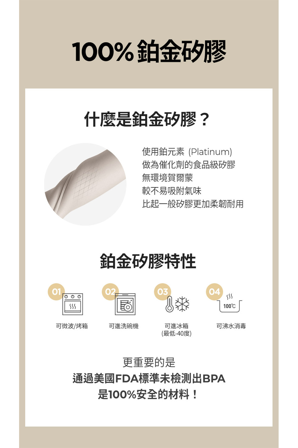通過美國FDA標準未檢測出BPA