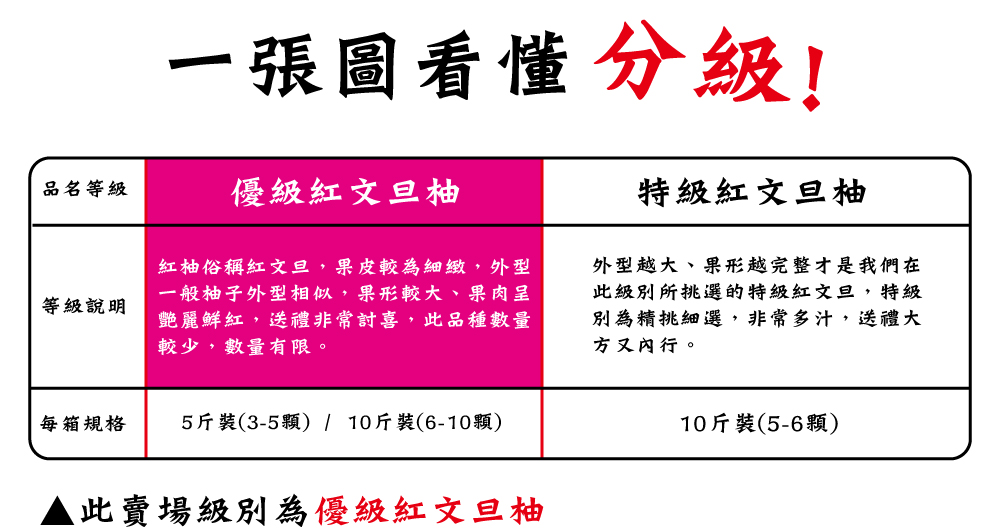 紅柚俗稱紅文旦,果皮較為細緻,外型