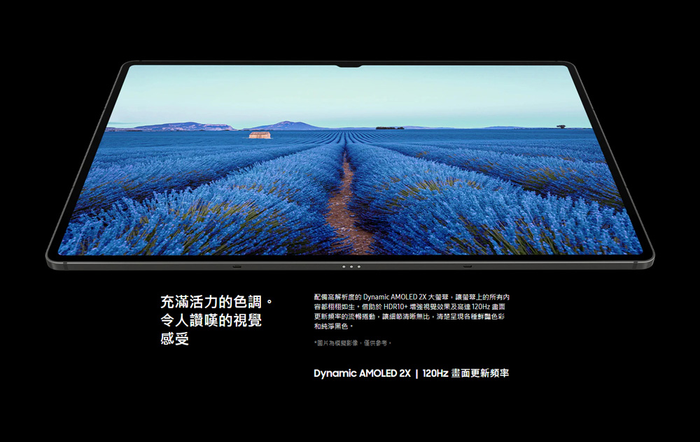 配備高解析度的 Dynamic AMOLED 2X 大螢幕,讓螢幕上的所有内