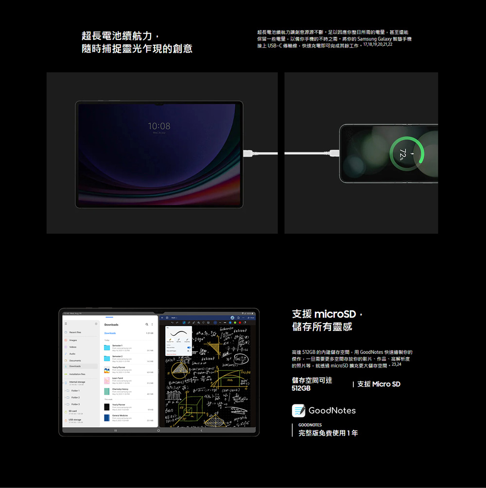 保留一些電量,以備你手機的不時之需。將你的 Samsung Galaxy 智慧手機
