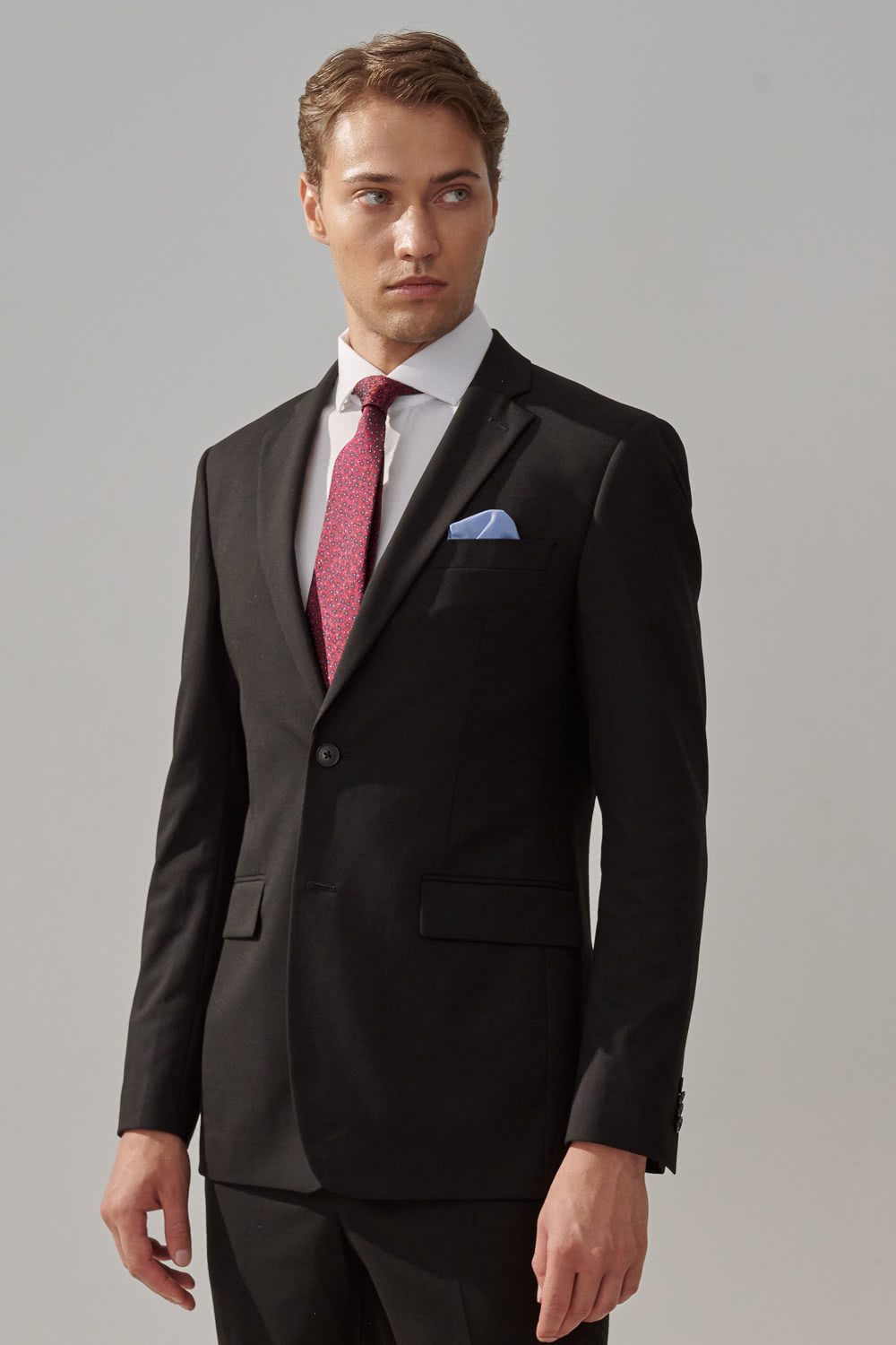 SST&C 新品上市 黑色修身版西裝外套0112308008