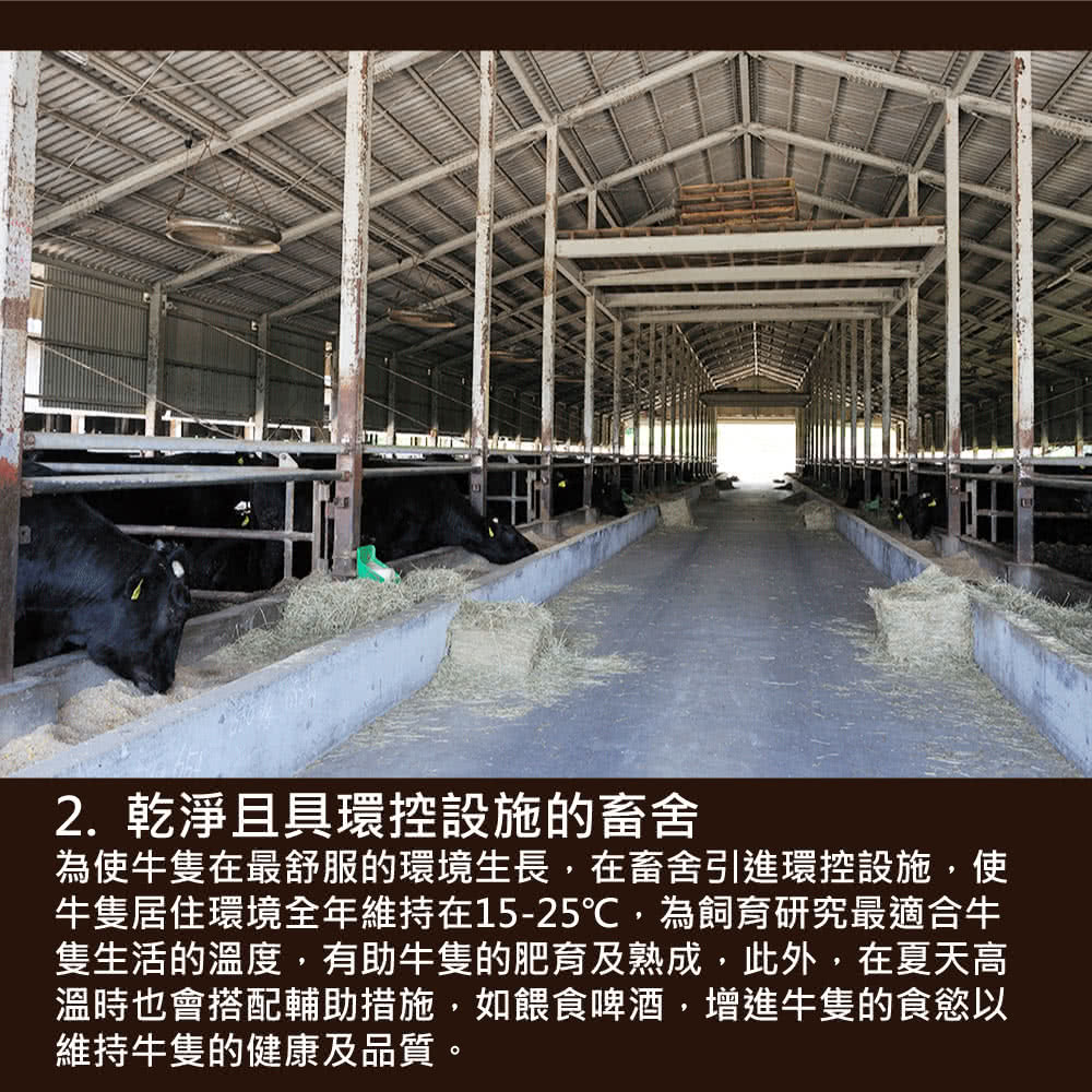 為使牛隻在最舒服的環境生長,在畜舍引進環控設施,使