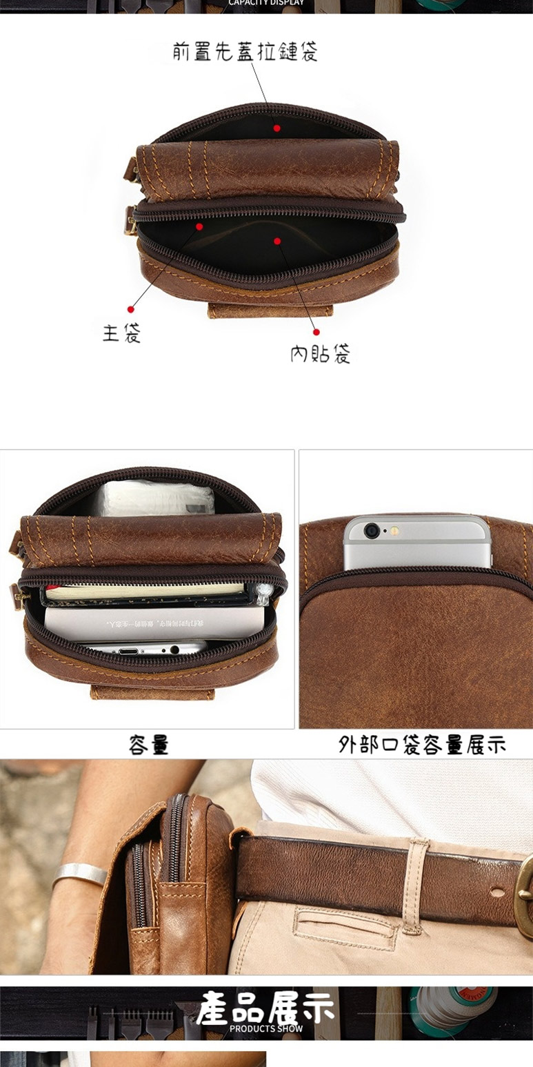 外部口袋容量展示
