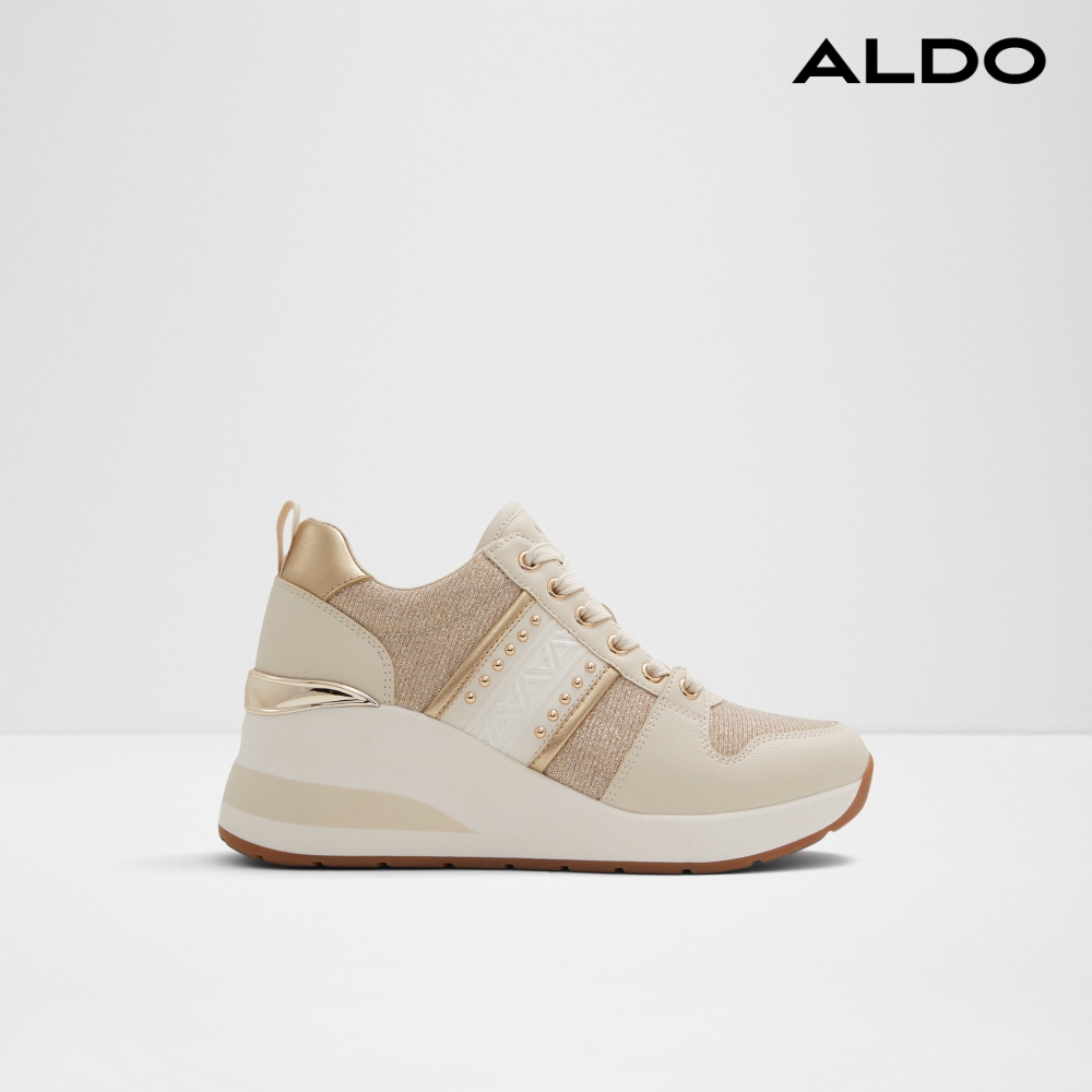 ALDO RONGAN-多材質拼接增高鞋-女(金色)品牌優惠