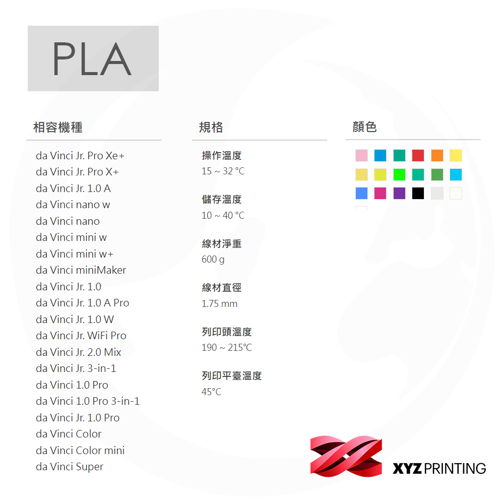 XYZprinting PLA NFC-馬卡龍色 天空藍_6