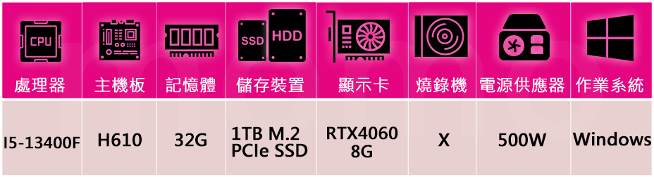 技嘉平台 i5十核GeForce RTX 4060 Win1
