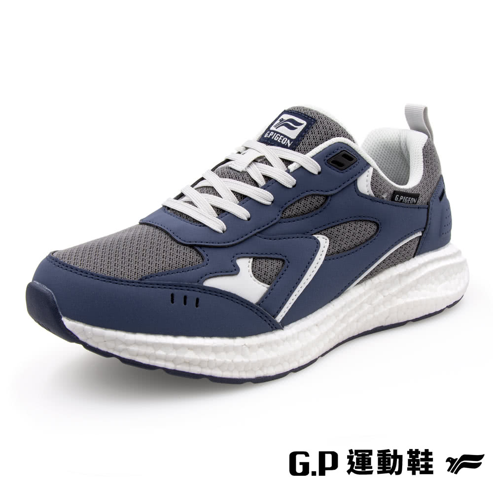 G.P 男款爆米花輕彈跑鞋P1336M-藍色(SIZE:39