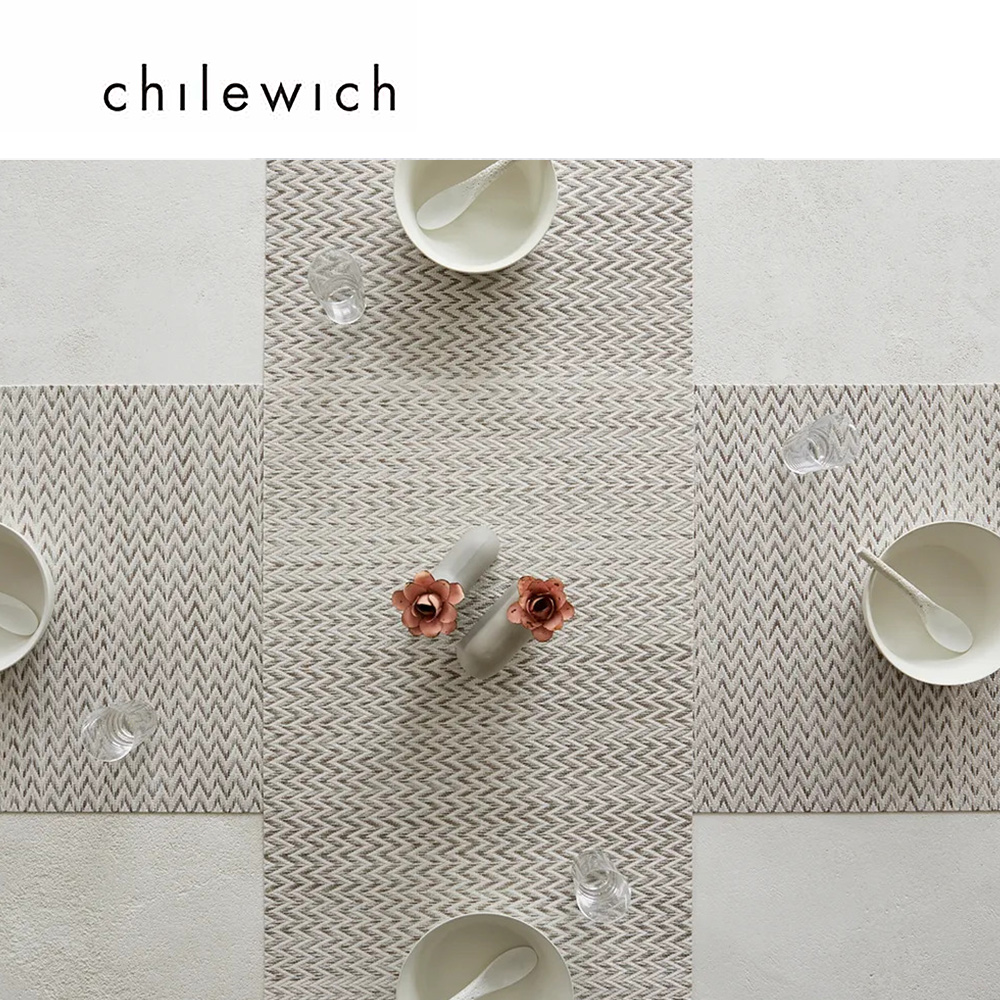 Chilewich 斜紋漸層Quill系列-桌旗餐墊36×1