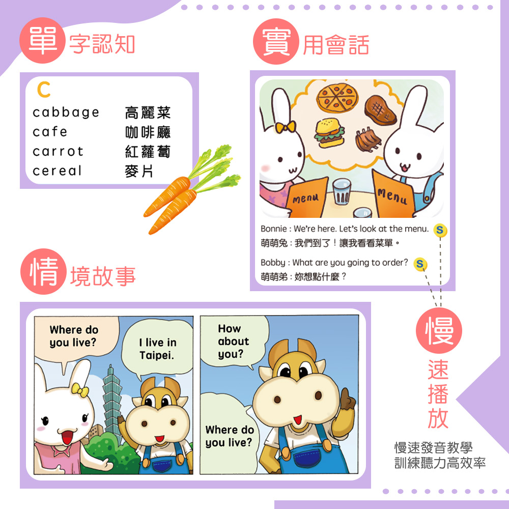 萌萌兔我們到了讓我看看菜單。