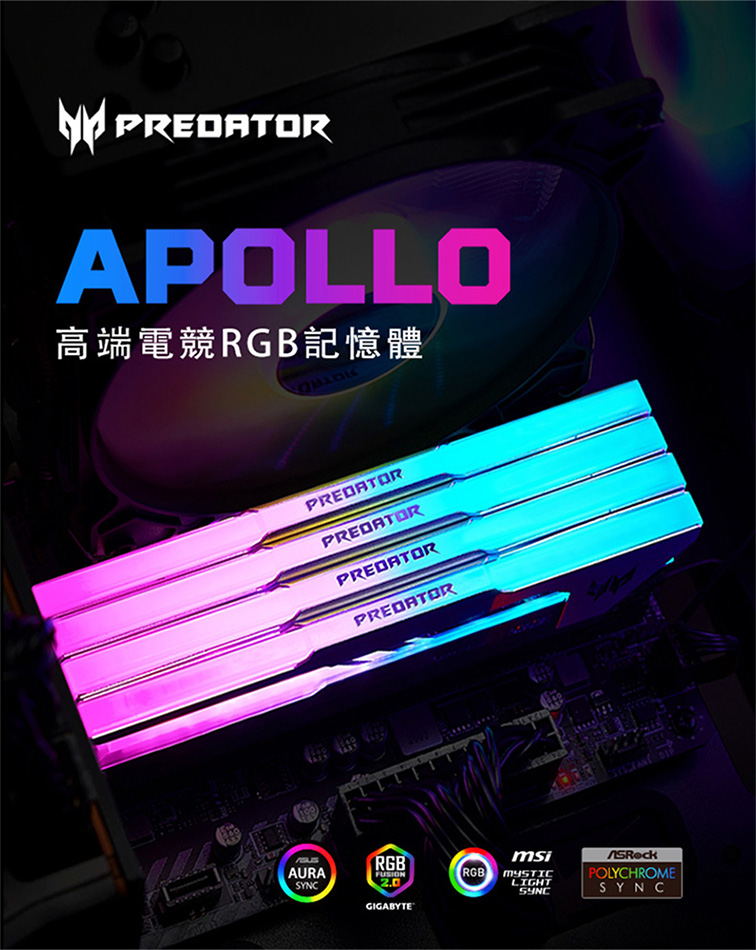 Acer 宏碁 Predator Appllo DDR4-3