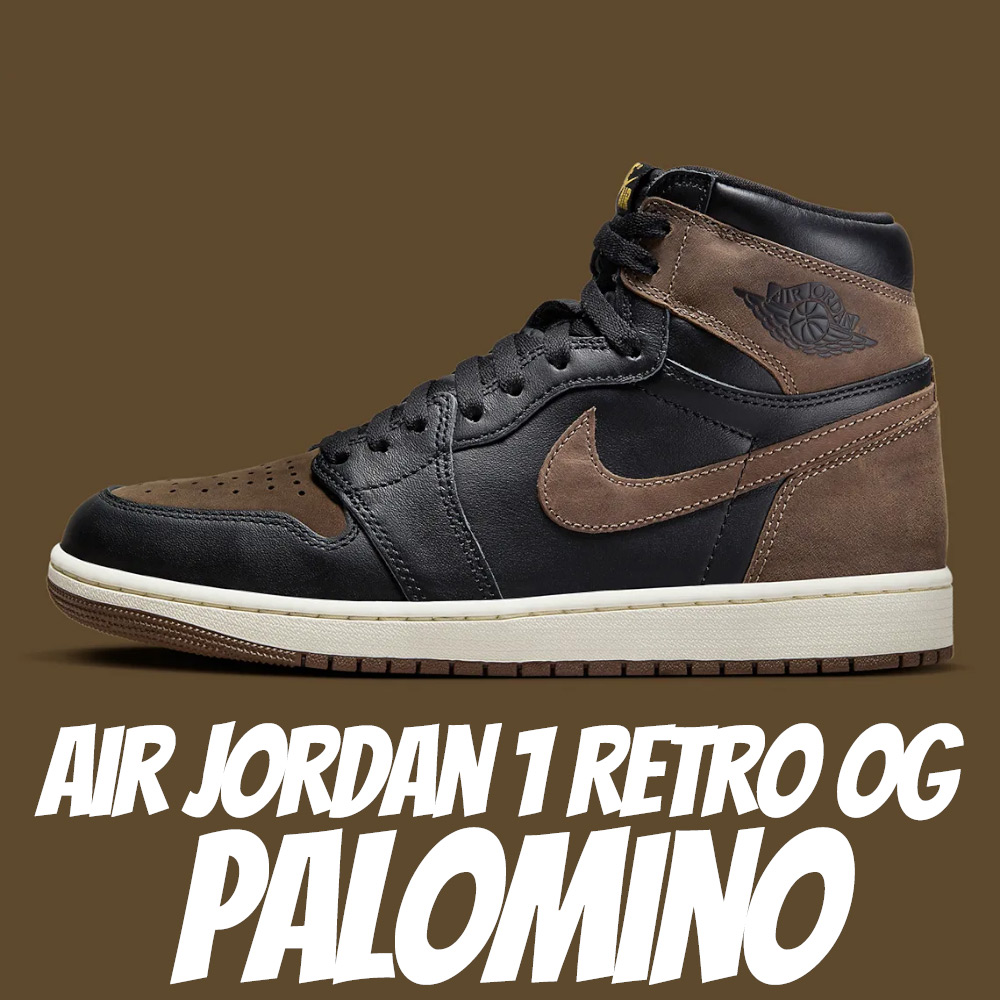NIKE 耐吉休閒鞋Air Jordan 1 Retro High OG Palomino 黑摩卡深棕男