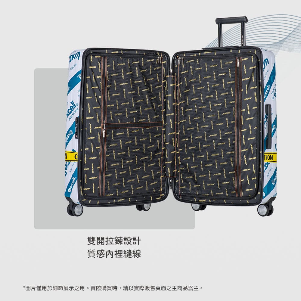 雙開拉鍊設計 質感內裡縫線 圖片僅用於細節展示之用。實際購買時,請以實際販售頁面之主商品爲主。 