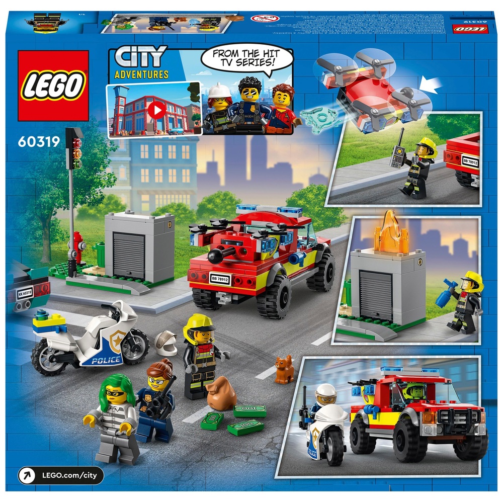 LEGO 樂高 60319 City城市系列 消防救援和警察