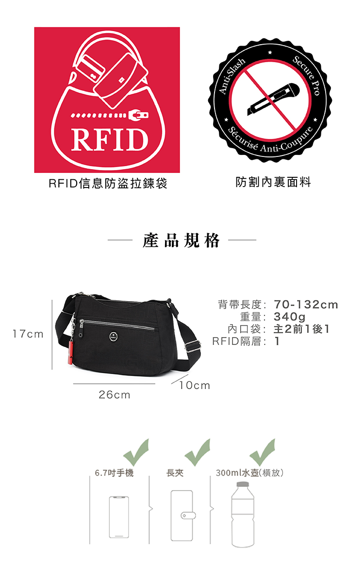 RFID信息防盜拉鍊袋