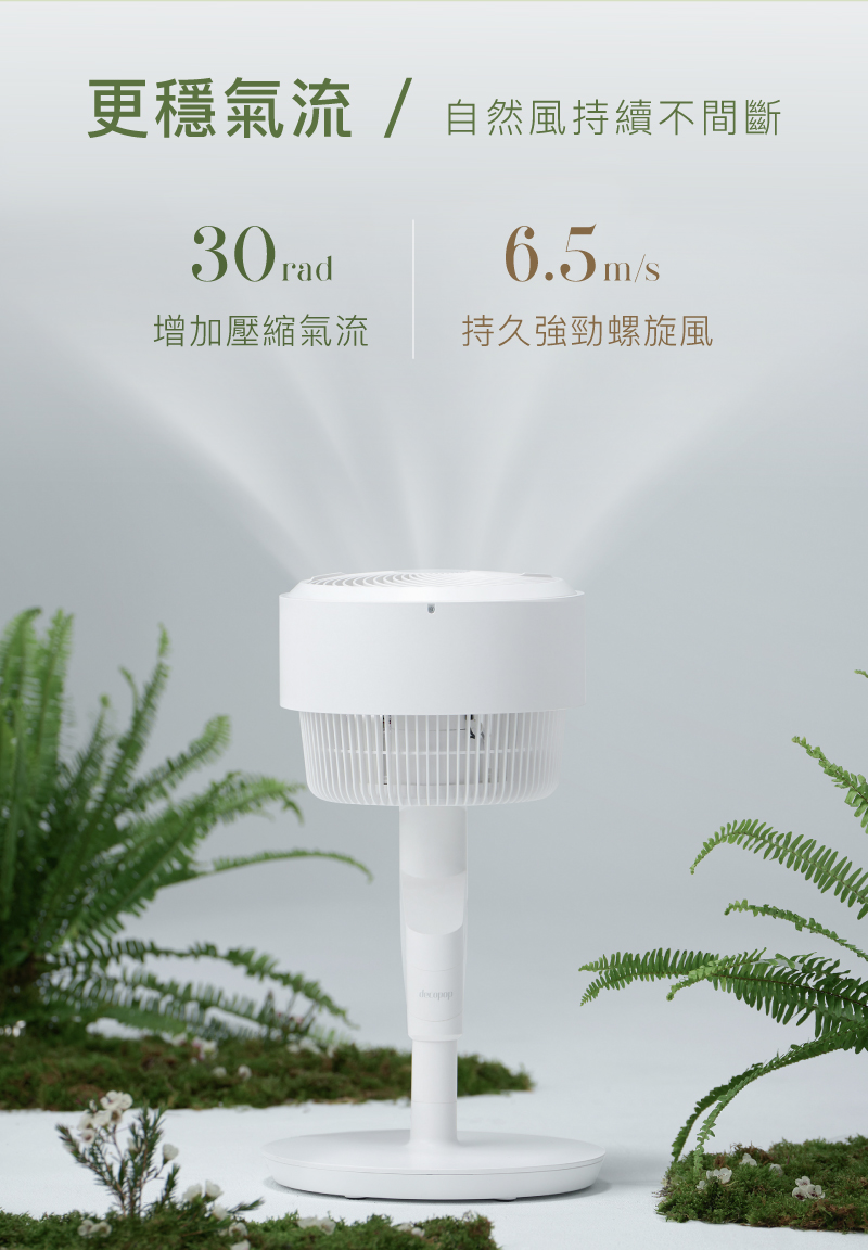 更穩氣流  自然風持續不間斷 持久強勁螺旋風 增加壓縮氣流 