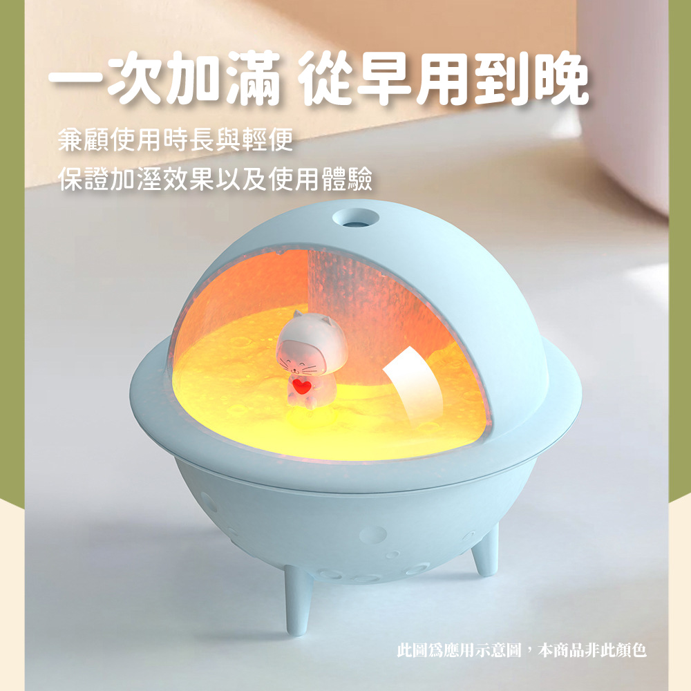 一次加滿 從早用到晚 兼顧使用時長與輕便 保證加溼效果以及使用體驗 此圖爲應用示意圖,本商品非此顏色 