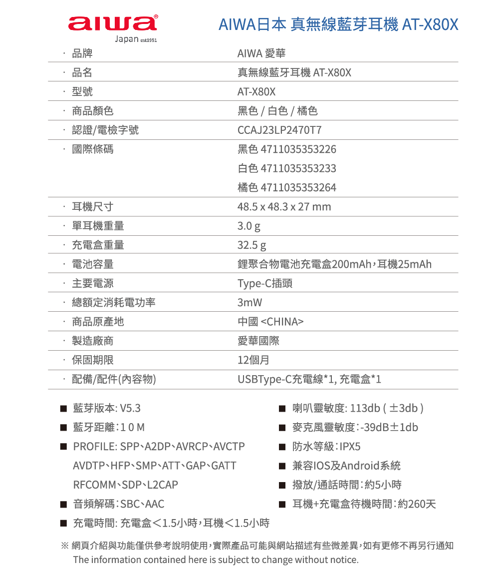 網頁介紹與功能僅供參考說明使用,實際產品可能與網站描述有些微差異,如有更修不再另行通知
