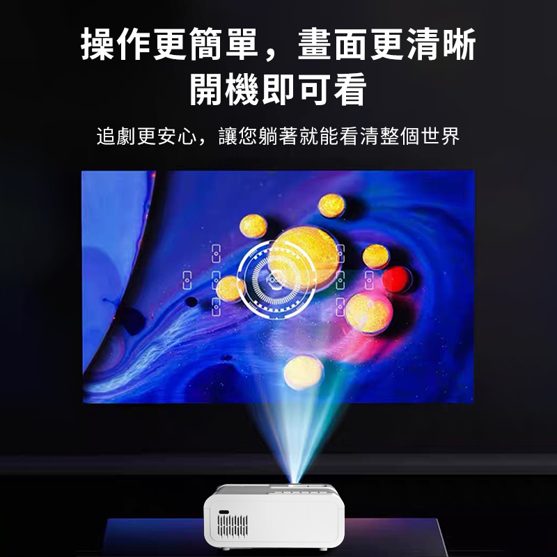 操作更簡單,畫面更清晰 開機即可看 追劇更安心,讓您躺著就能看清整個世界 日日 3 回 