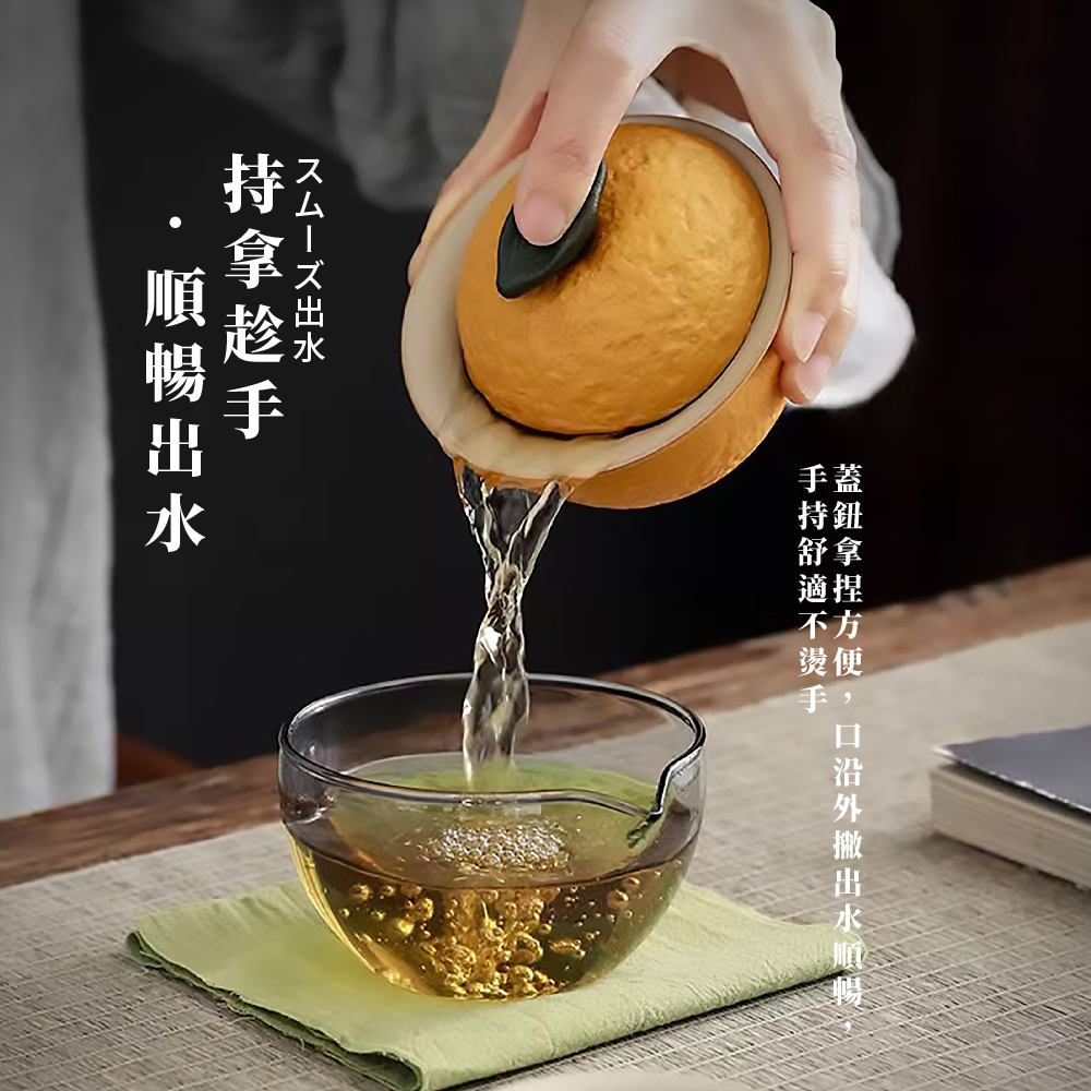 捏方便,口沿外撇出水