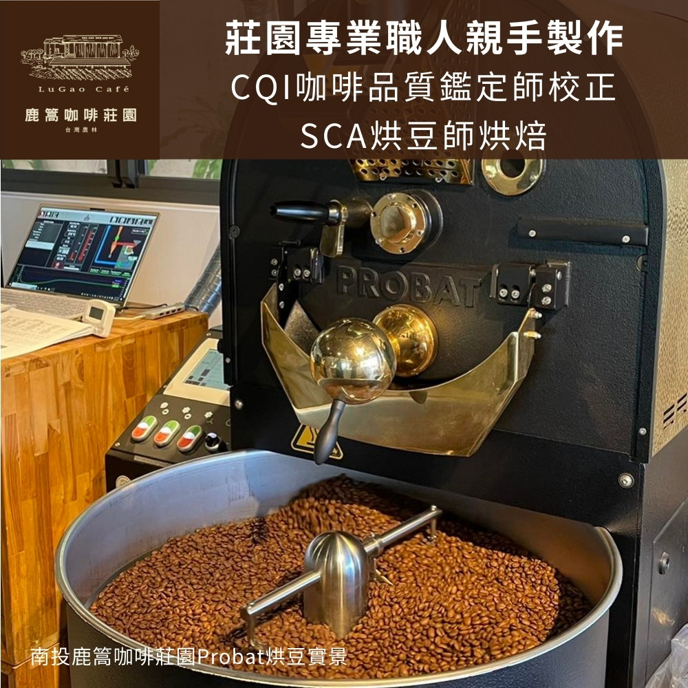 南投鹿篙咖啡莊園Probat烘豆實景