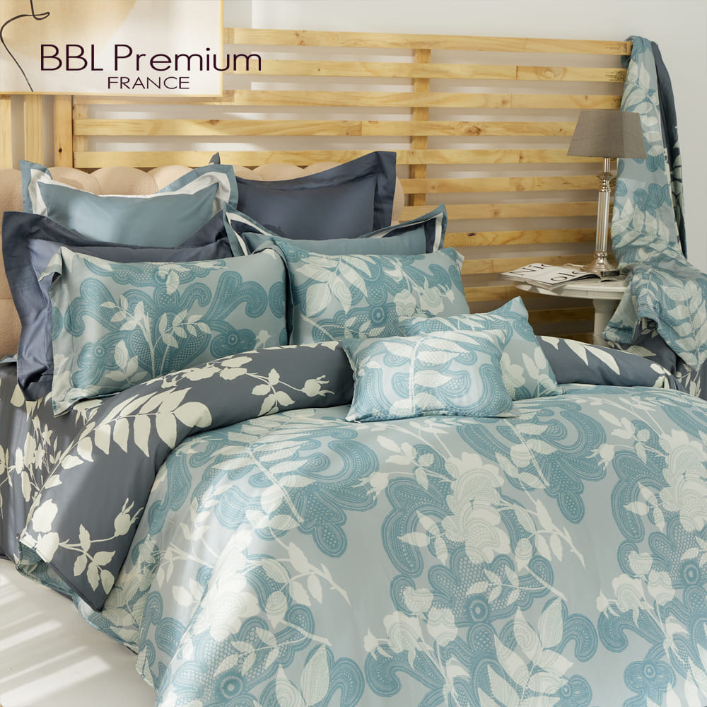 BBL Premium 100%天絲印花床包被套組-迷霧森林
