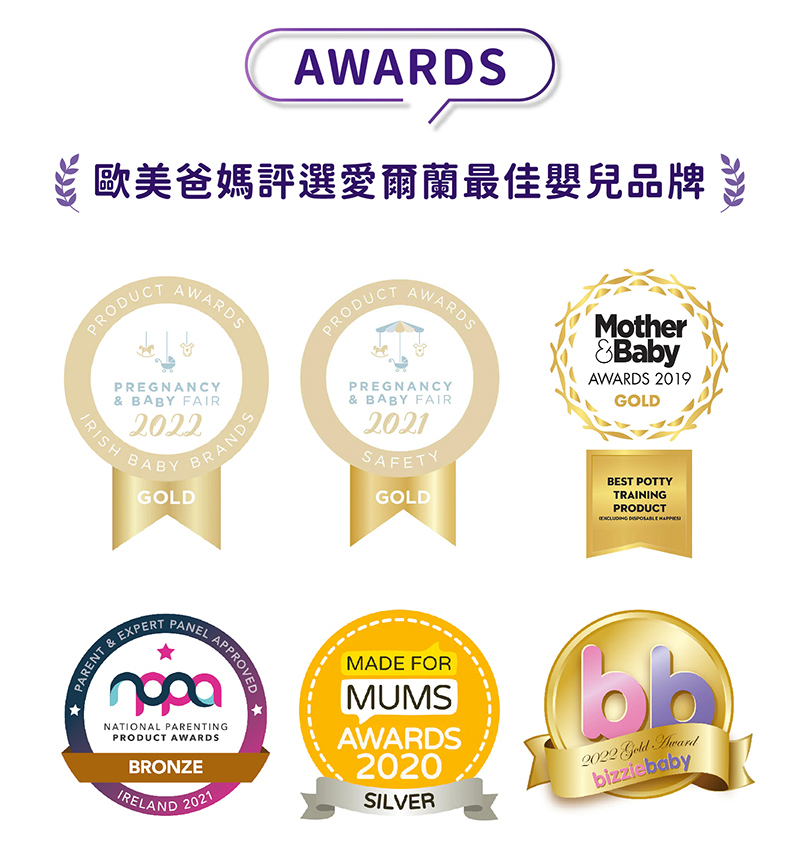 歐美爸媽評選愛爾蘭最佳嬰兒品牌 