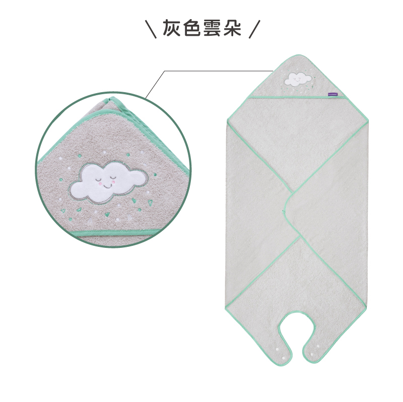 clevamama,浴巾,多功能浴巾,兒童浴袍,包巾,新生兒包巾
