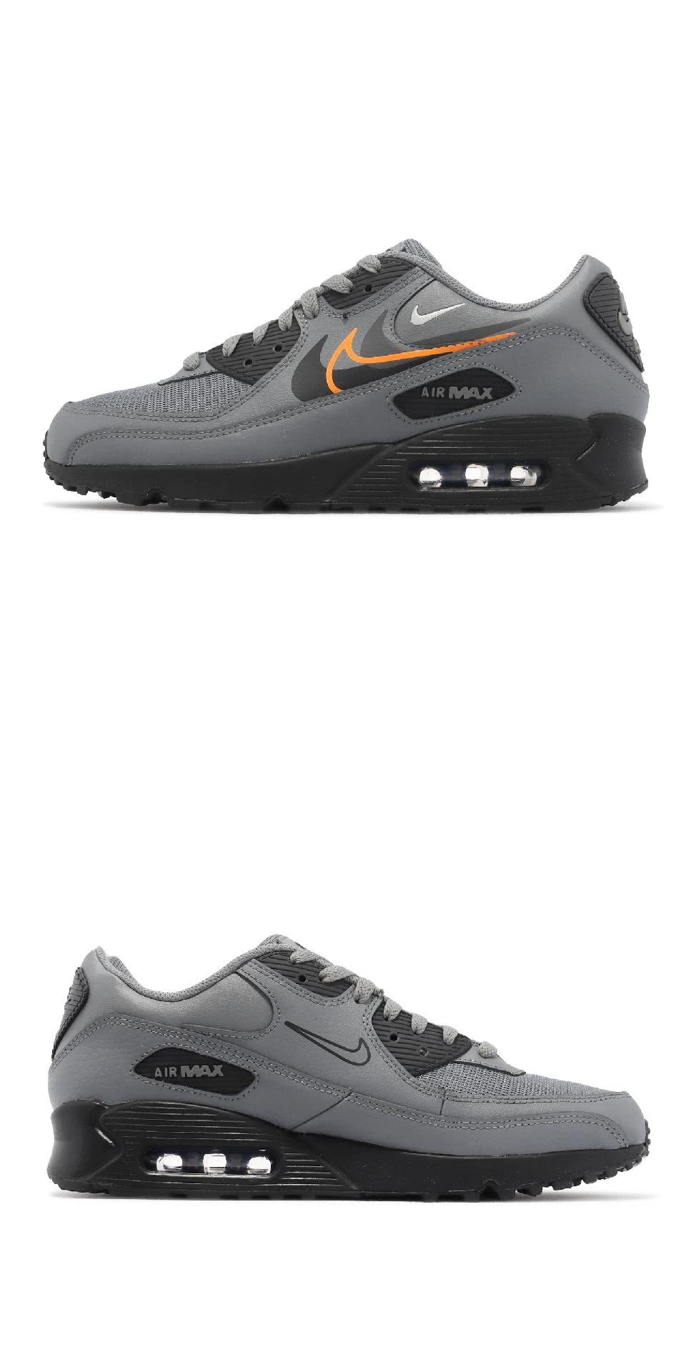 NIKE 耐吉 休閒鞋 Air Max 90 男鞋 灰 黑 