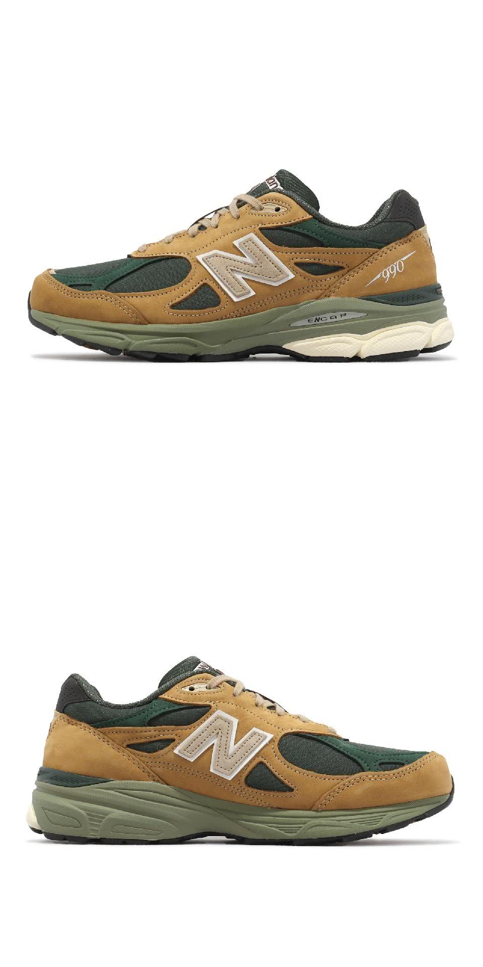 NEW BALANCE 休閒鞋 990 V3 男鞋 土黃 軍