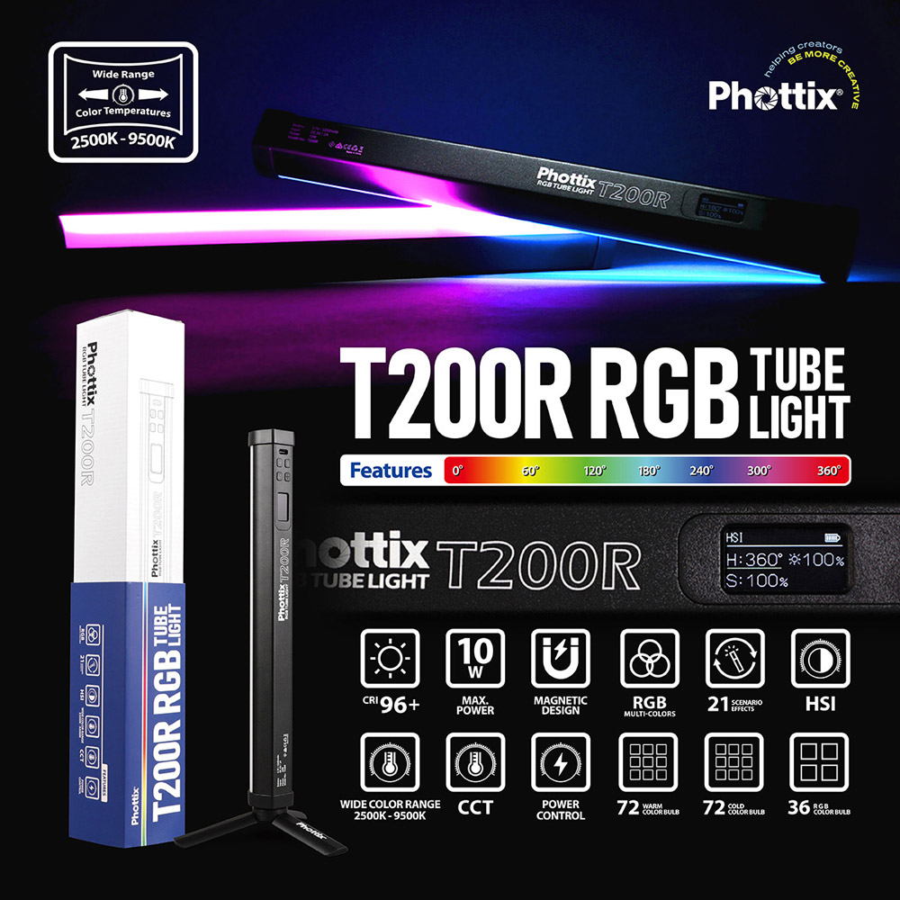 Phottix Phottix T200R RGB燈棒(81