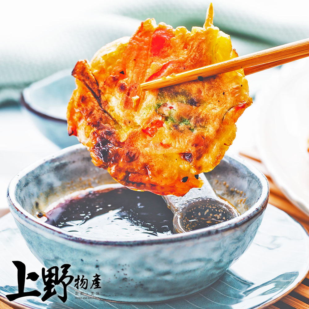 上野物產 16片 蝦仁海鮮煎餅(200g±10%/片 炸物 
