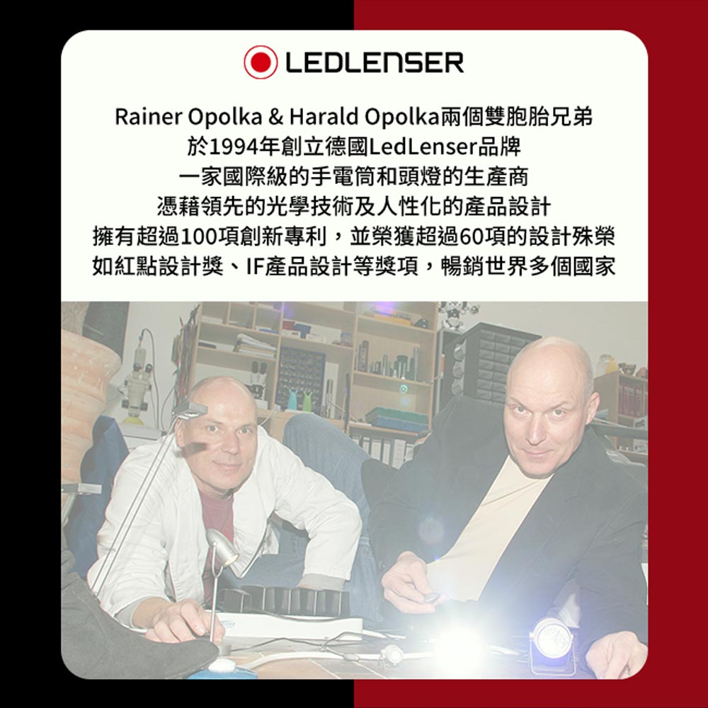 德國 Led Lenser HF8R WORK 充電式數位調