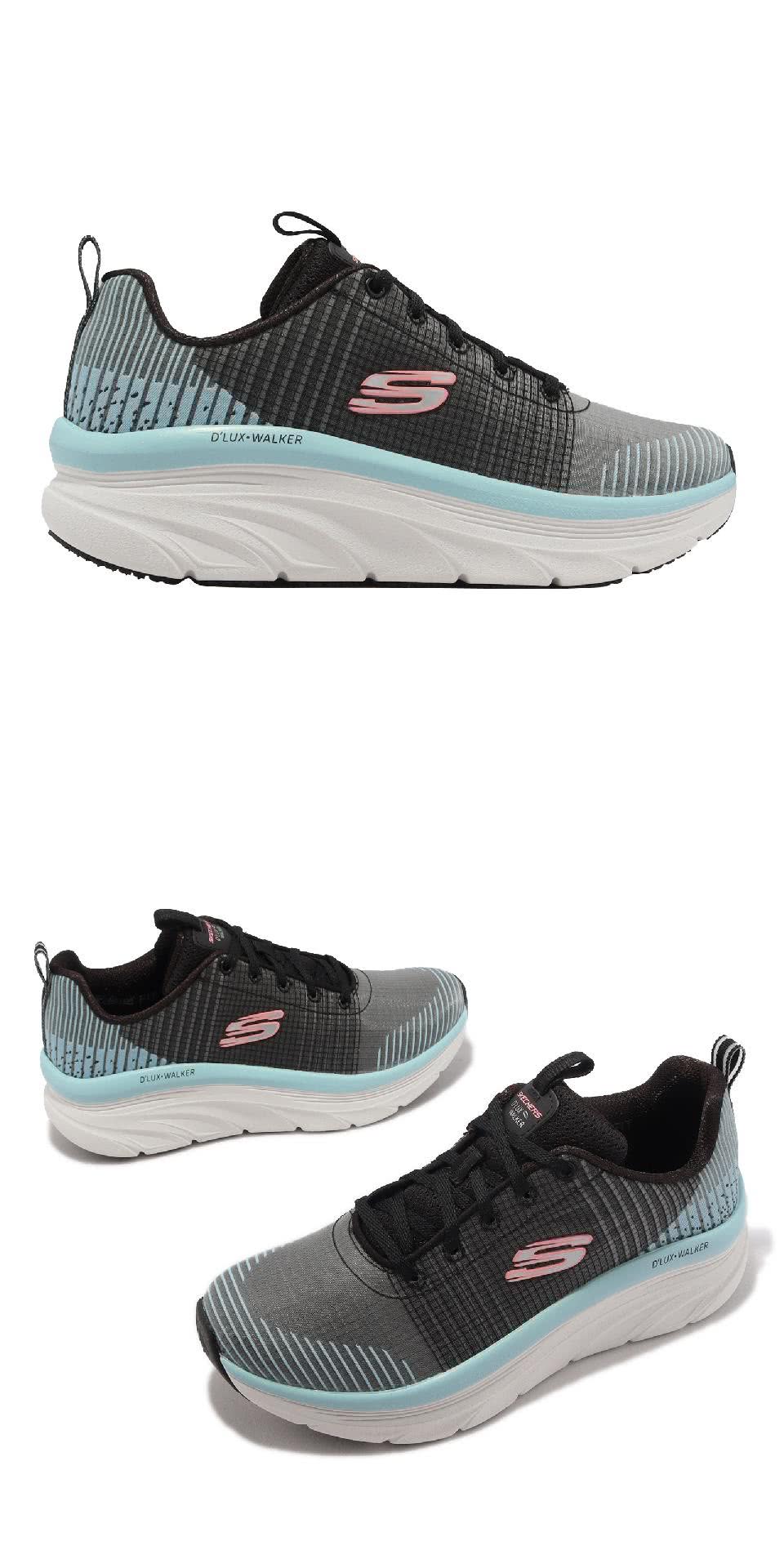 SKECHERS 慢跑鞋 D Lux Walker 女鞋 灰