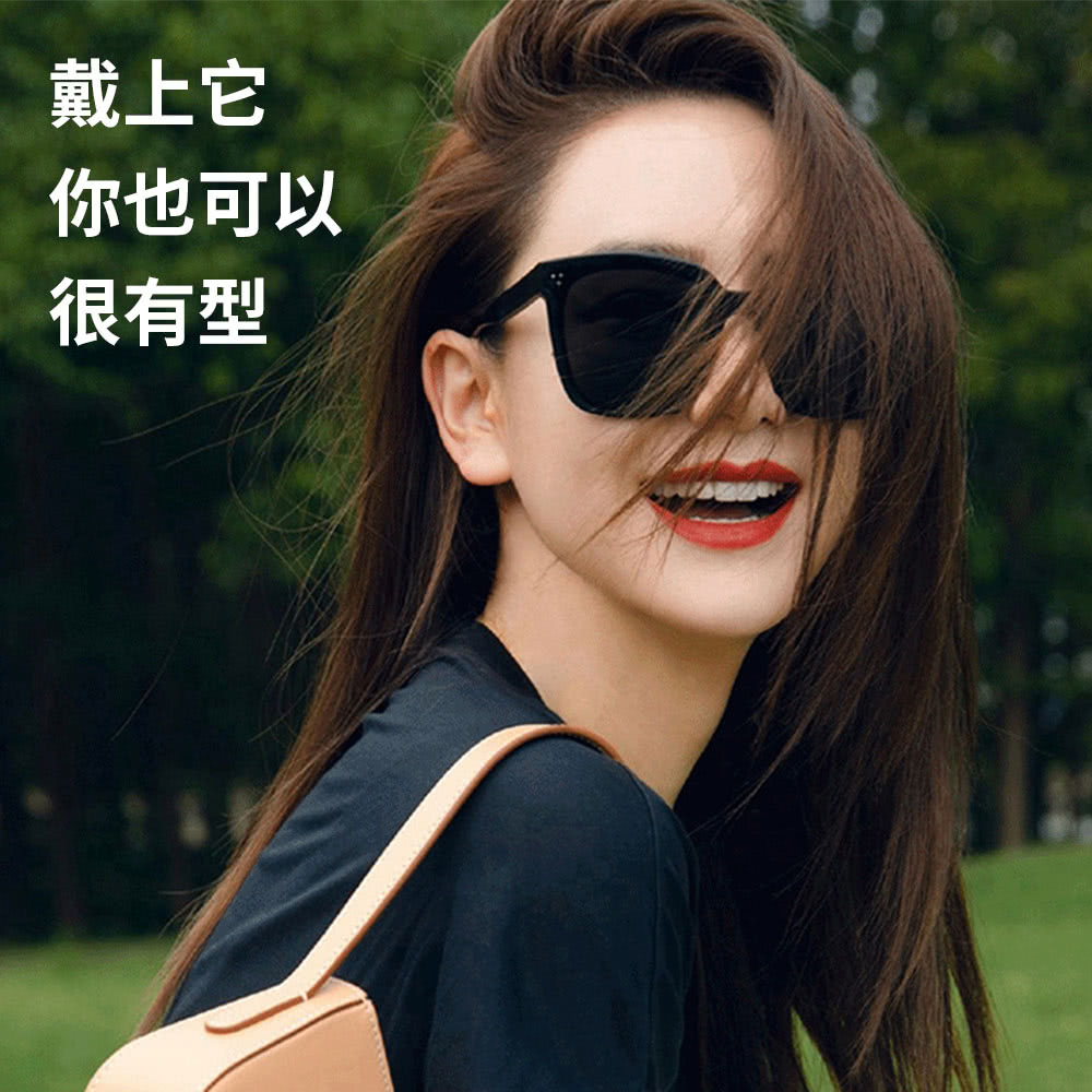 芒果科技 韓系男女款大框太陽眼鏡墨鏡偏光抗紫外線折扣推薦