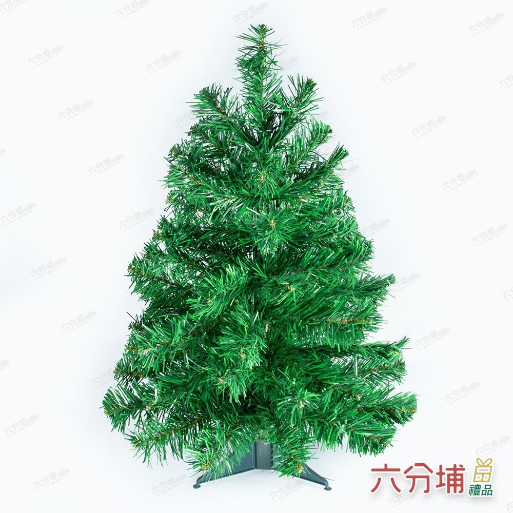六分埔禮品 3尺頂級PVC圓頭聖誕樹-裸樹(聖誕節耶誕節90
