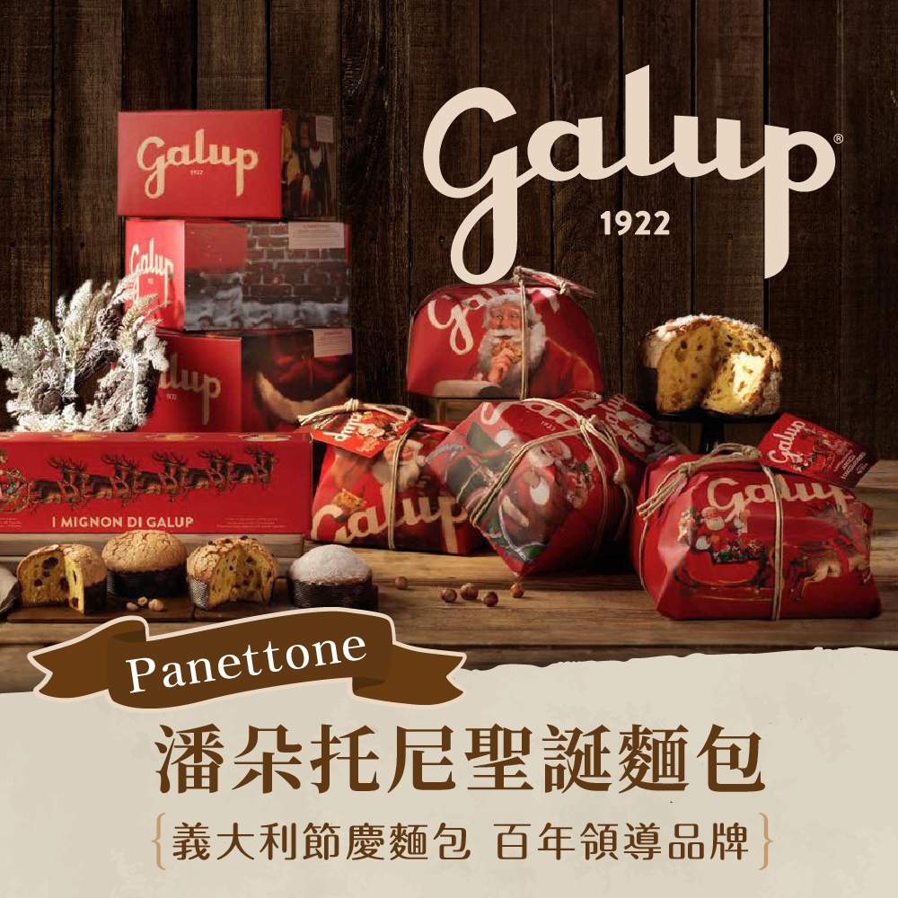 Galup 潘朵托尼聖誕麵包 堅果可可750g(義大利節慶麵
