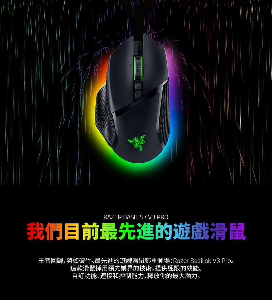 Razer 雷蛇 Basilisk V3 Pro 巴塞利斯蛇