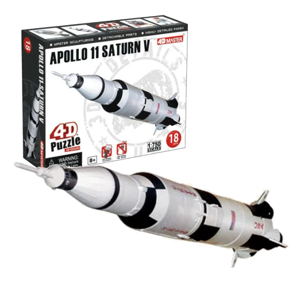 4D MASTER 立體拼組模型太空系列-阿波羅11號土星V