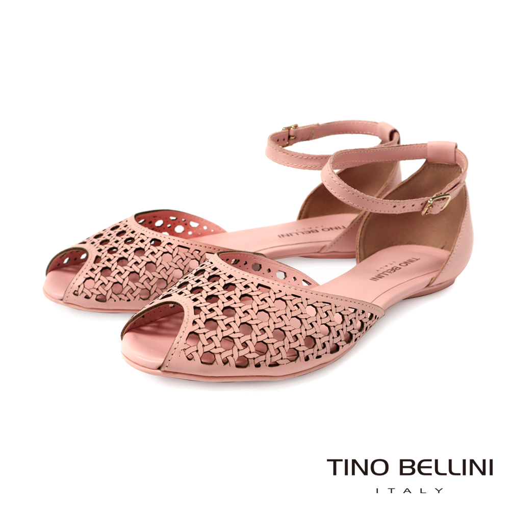TINO BELLINI 貝里尼 巴西進口魚口平底涼鞋FS7
