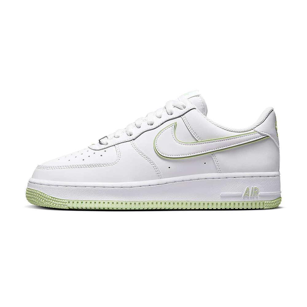 NIKE 耐吉 Air Force 1 07 男鞋 白綠色 