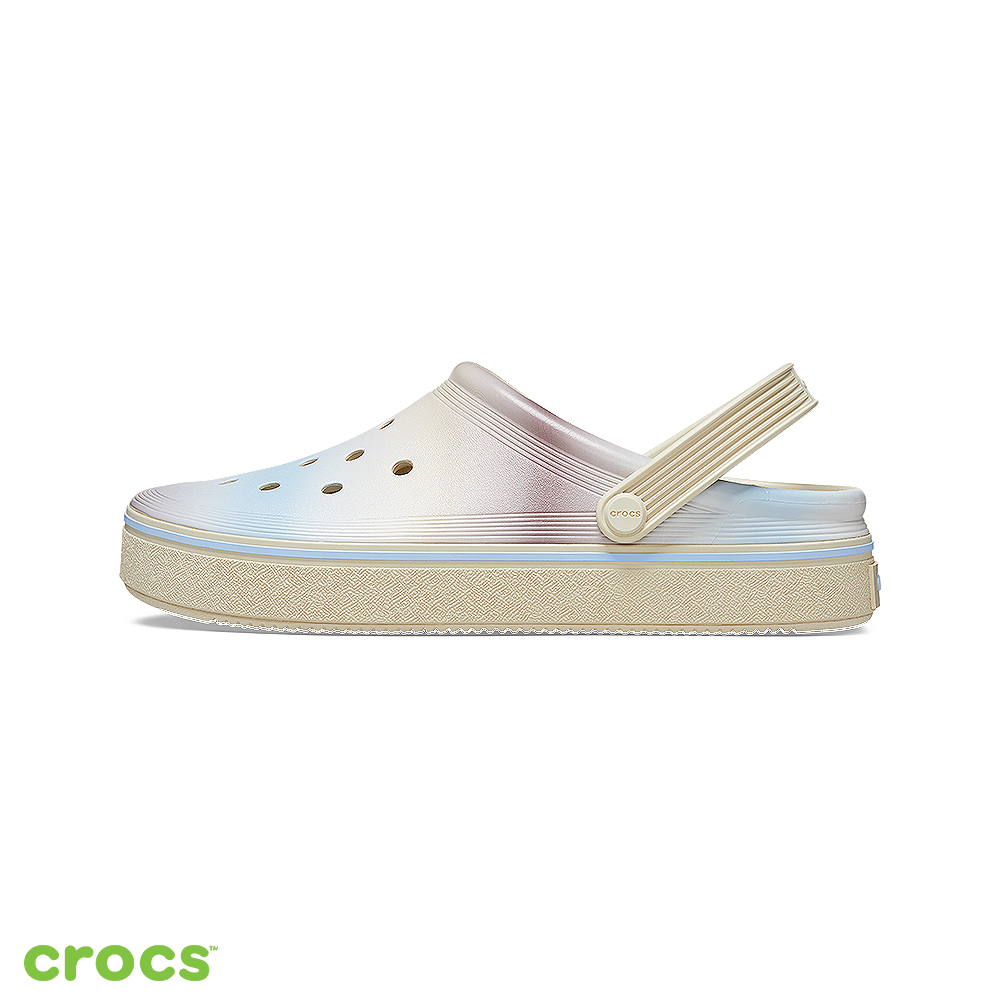 Crocs 中性鞋 暈染平板洞洞鞋克駱格(208984-2Y