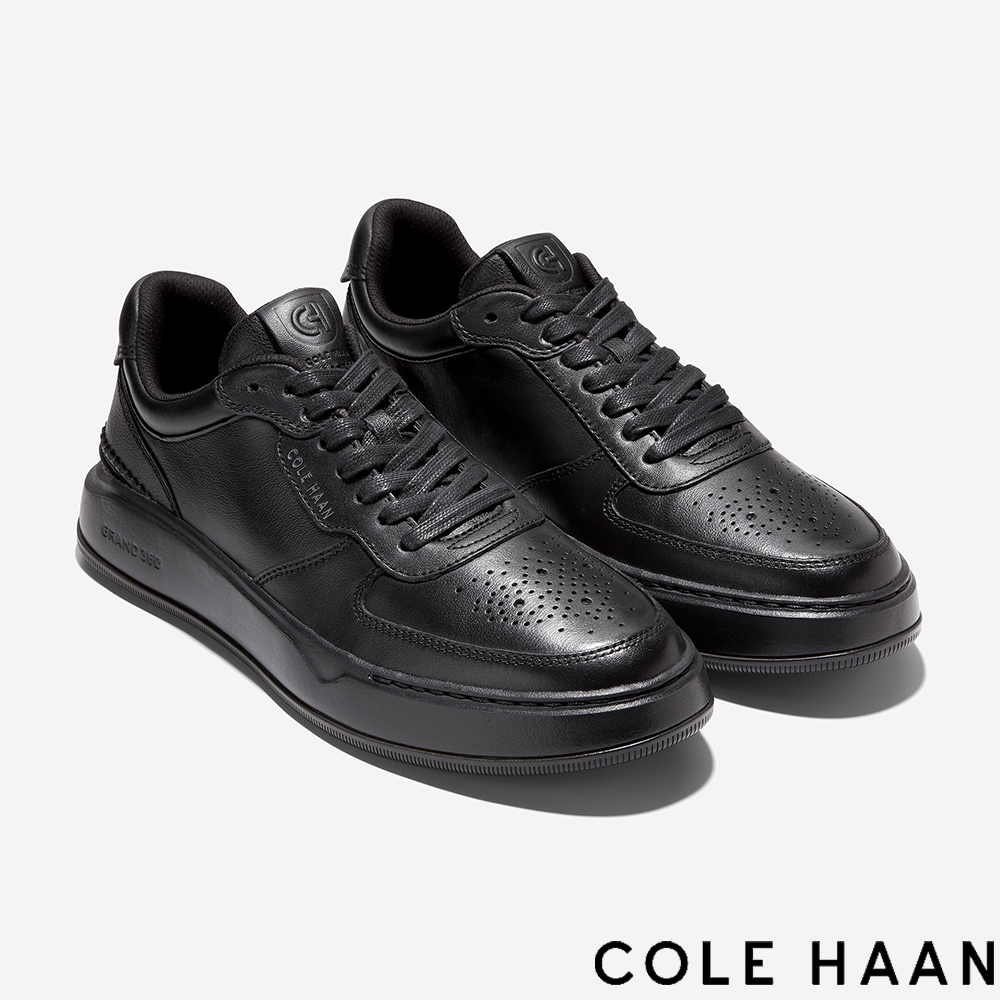 Cole Haan GRANDPRO 輕量黑色休閒皮鞋(黑色