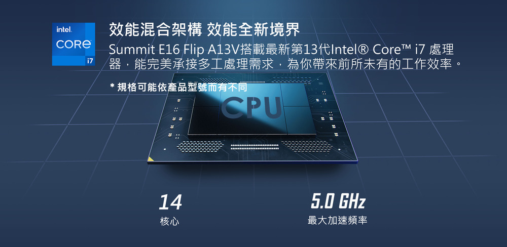 MSI 微星 16吋i7 RTX翻轉觸控商務筆電(Summi