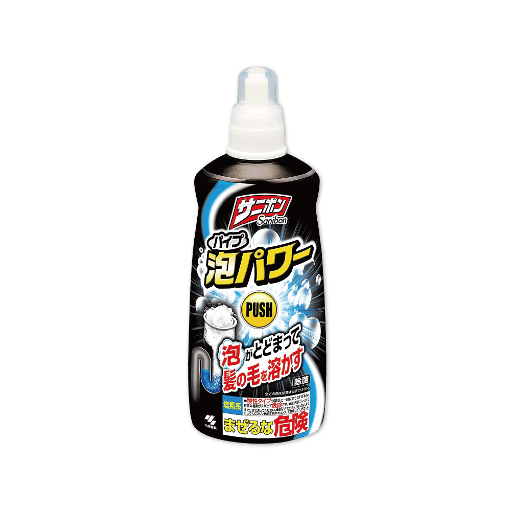 日本Sanibon小林製藥 強效去油溶解毛髮疏通排水口泡沫清