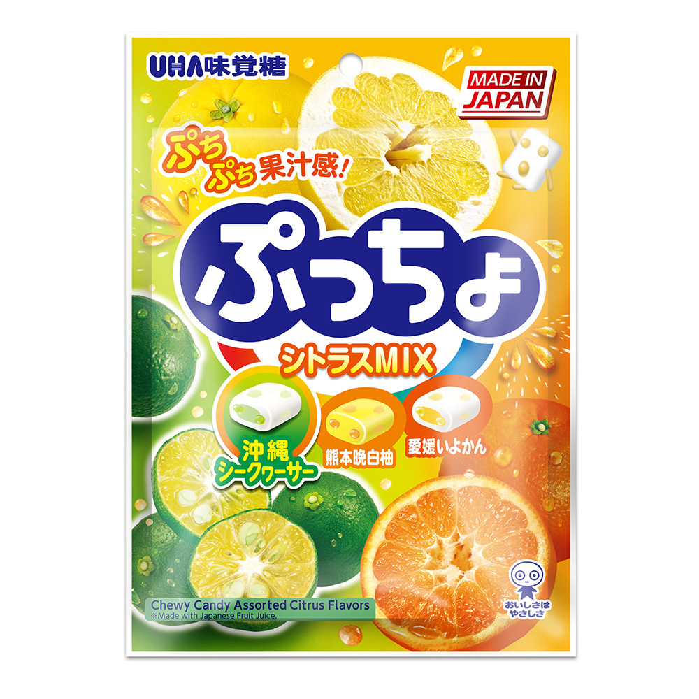 UHA味覺糖 普超軟糖-綜合柑橘味(90gx3入)優惠推薦
