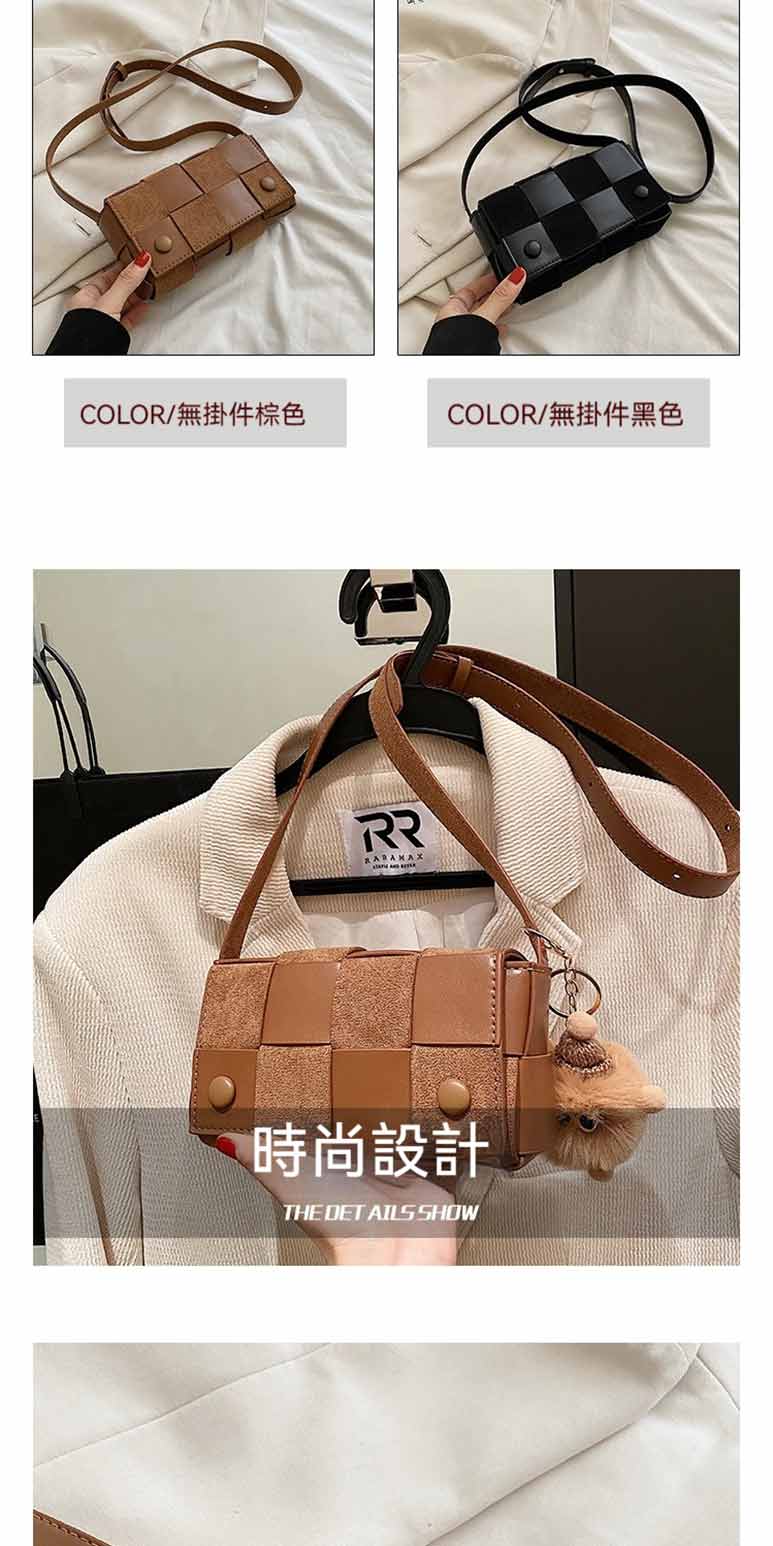 COLOR無掛件棕色 COLOR無掛件黑色 時尚設計 